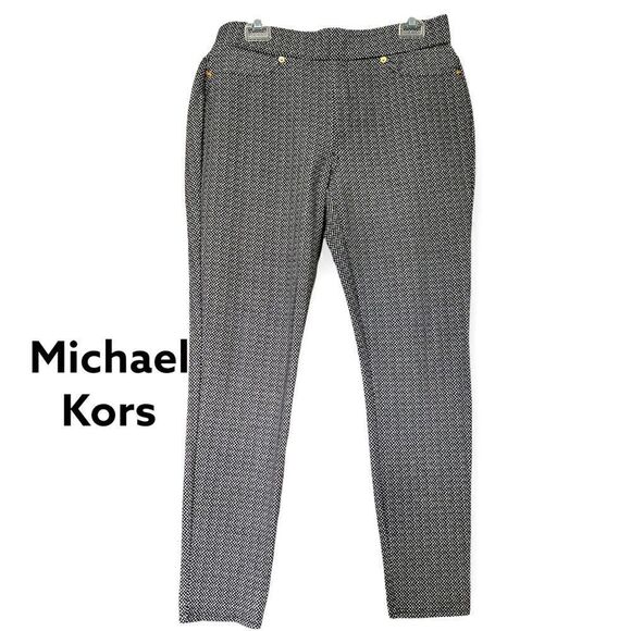 Michael Kors Jeggings - Black Chevalier‎ - Picture 1 of 16
